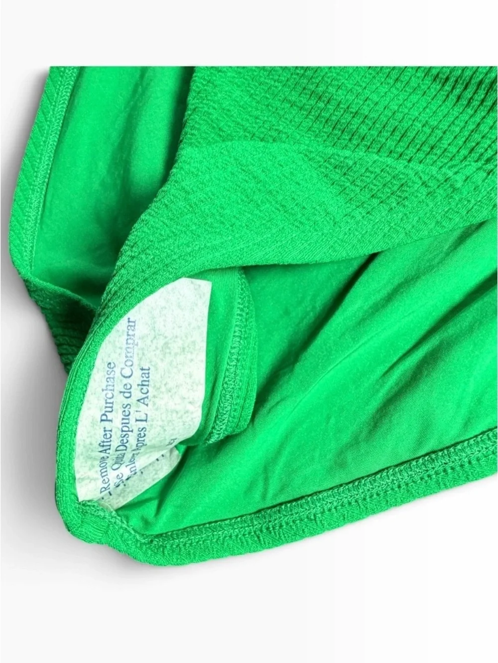 Becca Kelly green cut out ribbed halter tie one piece swimsuit NWT